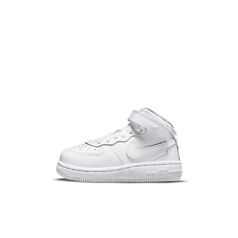 Nike Kids Air Force 1 Mid TD "White on White" | DH2935111 | Grailify