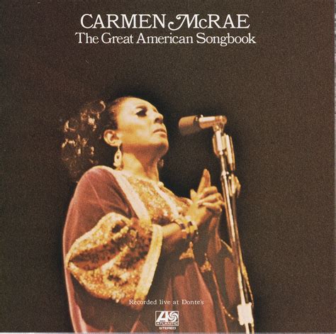 101BluesLLegar II : CARMEN McRAE - THE GREAT AMERICAN SONGBOOK (1972)