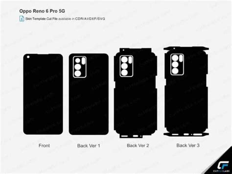 Oppo Reno 6 Pro 5G (2021) Cut File Template | CutFileLabs