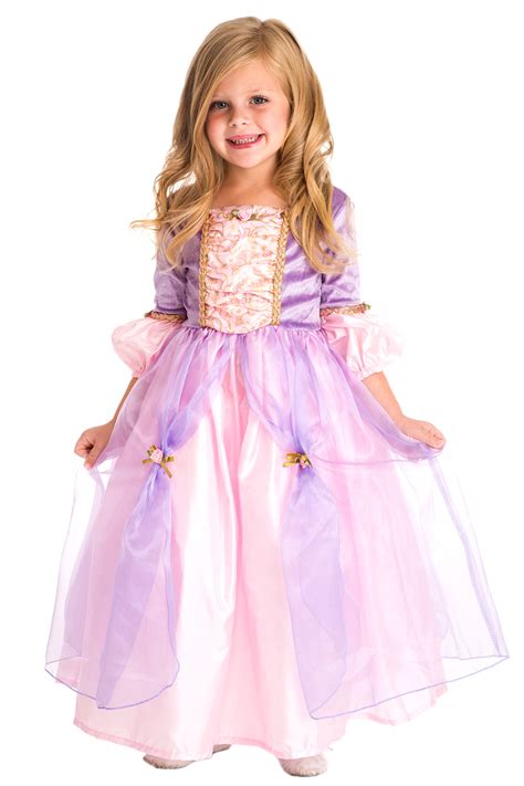 DELUXE Rapunzel Dress Up Costume | Tangled Inspired Princess Rapunzel Dress