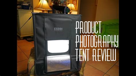 Esddi 20" Product photography Light Box Portable photography studio - DSLR Guru