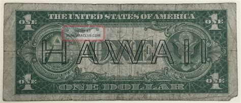 1935 A Silver Certificate " Hawaii " Circulated