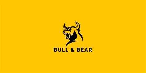 Bull And Bear Logo Template by Farahnaveed | Codester