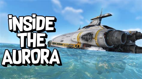 INSIDE THE AURORA - Subnautica Ep #16 - YouTube