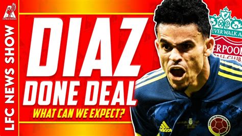 LUIS DIAZ TO LIVERPOOL! Salah Contract Boost?! LFC Transfer News - YouTube