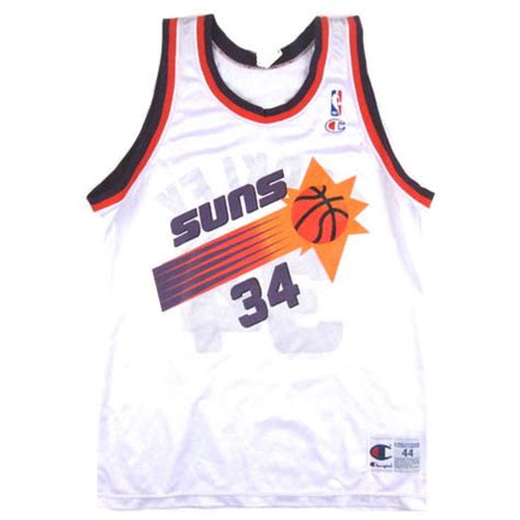 Vintage Charles Barkley Phoenix Suns Champion Jersey 90s NBA Basketball ...