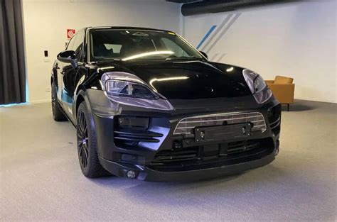 Porsche Macan EV spotted, giving closest look at the electric SUV