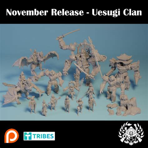 3D Printable Uesugi Clan by Steam Tatsu