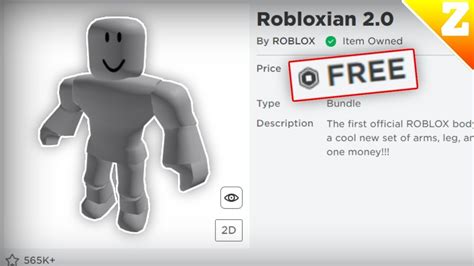 How To Get Robloxian 2.0 For Free - YouTube