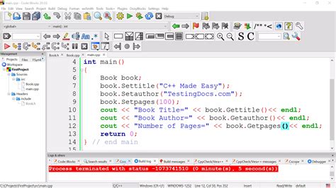 Add C++ Class in CodeBlocks [ Updated 2024 ] - TestingDocs.com