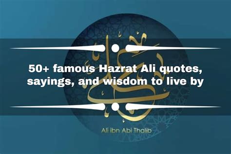 50+ famous Hazrat Ali quotes, sayings, and wisdom to live by - Tuko.co.ke