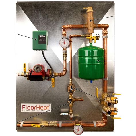 FloorHeat 1-Zone Preassembled Radiant Heat Distribution/Control Panel System DP001 - The Home ...