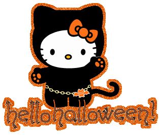 Hello Kitty Happy Halloween | Hello kitty halloween, Happy halloween gif, Halloween gif