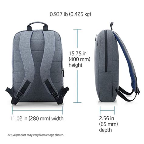 Buy HP Value Synthetic Laptop Backpack for 15.6 Inch Laptop (Weather ...