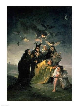 The Witches' Sabbath Fine Art Print by Francisco De Goya at ...