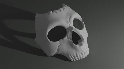 STL file Ghost mask - skull call of duty 3D print model 👻・3D printer ...