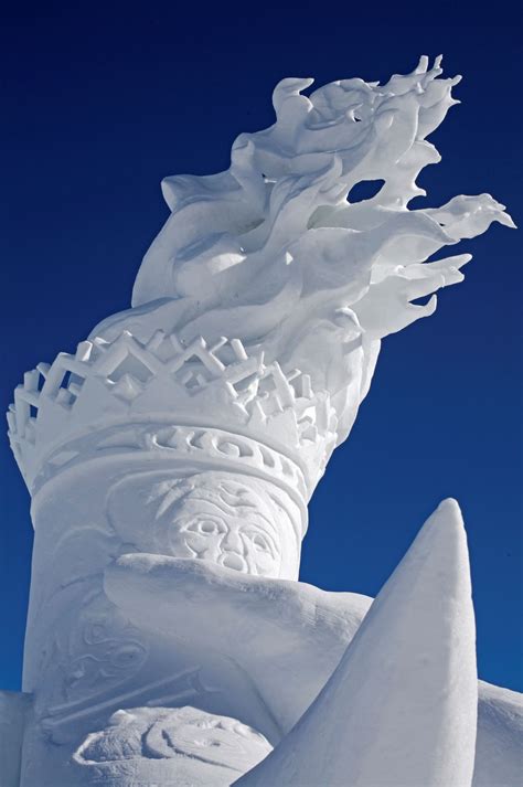 Stunning snow sculptures | Snow sculptures, Sand sculptures, Ice art