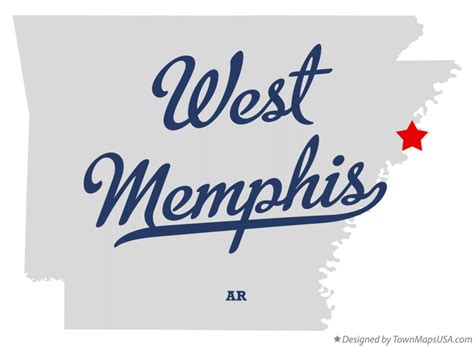 Map of West Memphis, AR, Arkansas