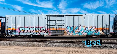 Long Boxcar Train Side Graffiti | Train, Train photography, Box car