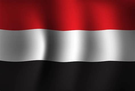 Premium Vector | Yemen flag background waving 3d national banner wallpaper