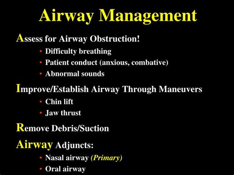 PPT - AIRWAY MANAGEMENT PowerPoint Presentation, free download - ID:1832974