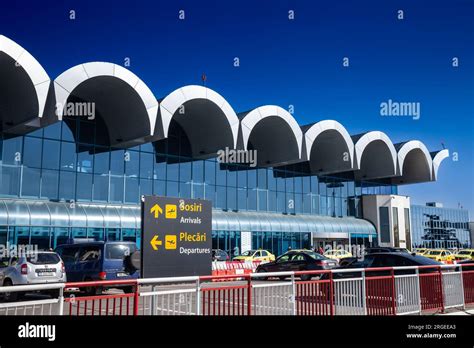 Picture of the arrivals terminal hall of Bucharest Otopeni Henri Coanda ...