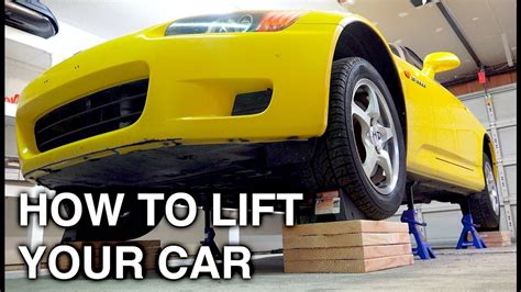 How to safely lift your car off the ground with jack stands