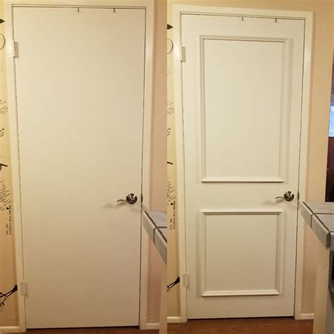 DIY SERIES! Self-Adhering Moulding ~ Two Piece Applied Door Moulding Kit ~ Get the Custom, High ...