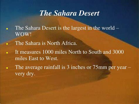 PPT - The Sahara Desert PowerPoint Presentation, free download - ID:5328461