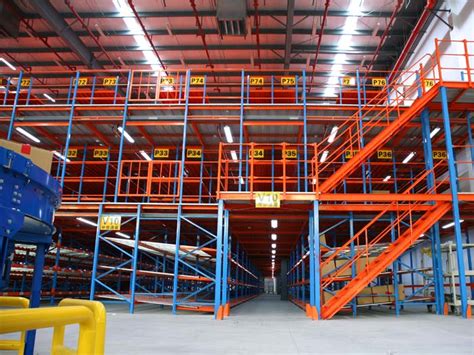 Warehouse Mezzanine Floor Pallet Racking System