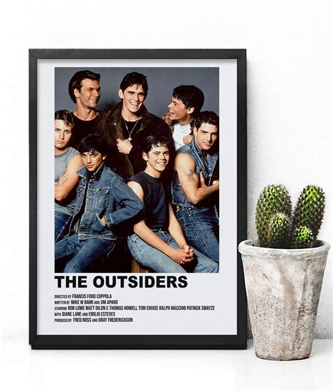 The Outsiders Movie Poster The Outsiders Movie The Outsiders | Etsy