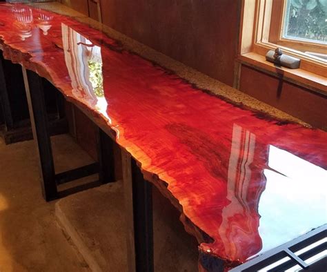 Clear Epoxy Resin Countertops — Randolph Indoor and Outdoor Design