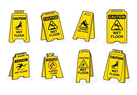 Free Wet Floor Sign Vector 120383 Vector Art at Vecteezy