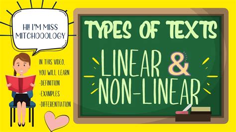 ENGLISH VIDEO LESSON: TYPES OF TEXTS (LINEAR & NON-LINEAR) - YouTube