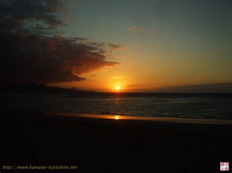 Sunset in Las Canteras beach by kawano-katsuhito on DeviantArt