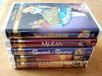 Walt Disney Gold Classic Collection Lot Of Five Vhs Films See | My XXX Hot Girl