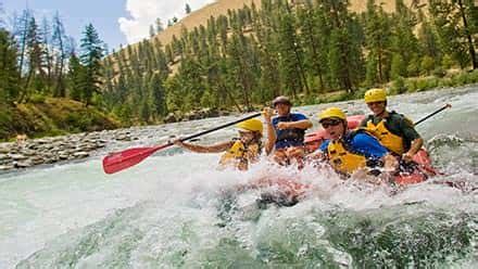 Whitewater rafting levels and classifications