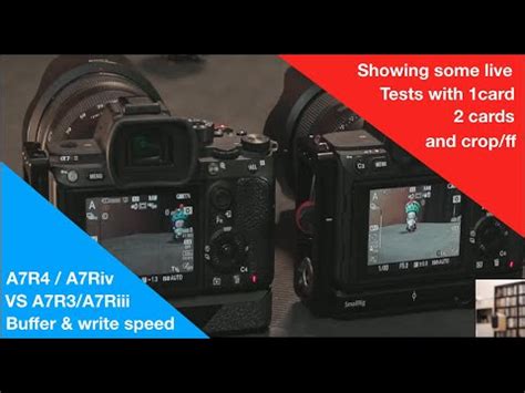 Sony a7R3 vs A7R4 buffer speed compared - YouTube