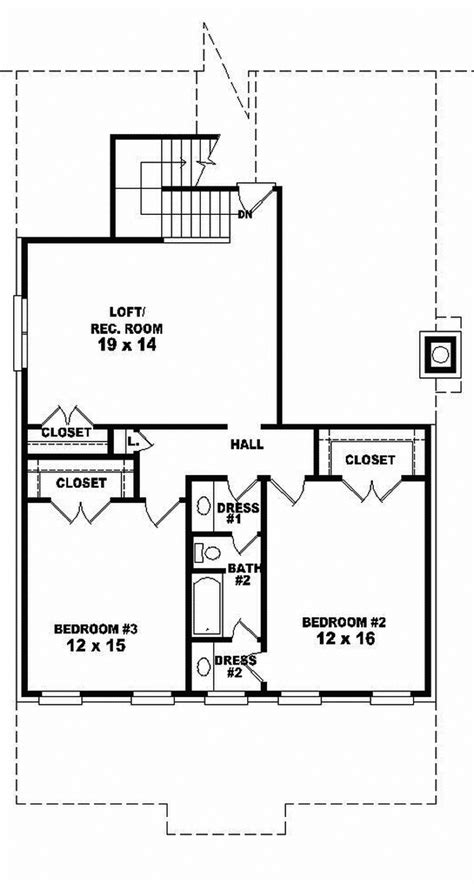 Howard Lake Narrow Lot Home Plan 087D-0808 - Search House Plans and More