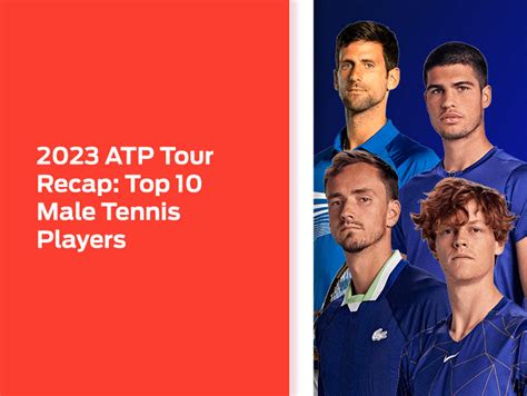 2023 ATP Tour Recap: Top 10 Male Tennis Players – Geau Sport