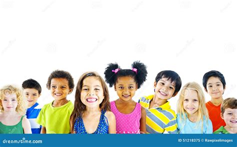 Diversity Children Friendship Innocence Smiling Concept Royalty-Free ...