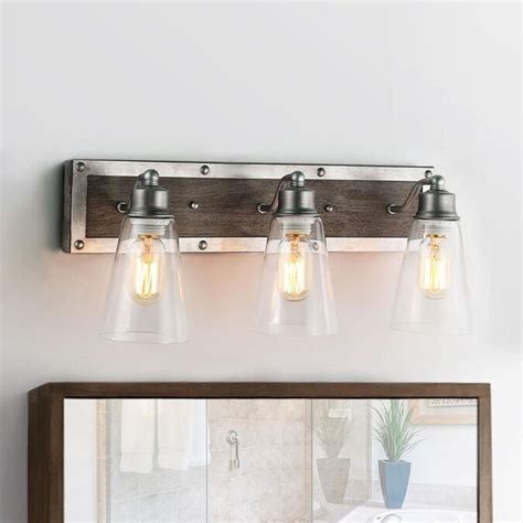 Lowes Black Farmhouse Vanity Light - Progress Lighting Rushton 2 Light ...