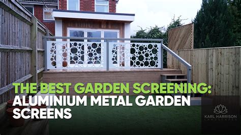 The Best Garden Screening: Aluminium Metal Garden Screens