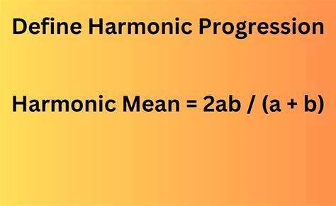 Harmonic Progression | Sequence In Math