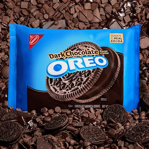 Buy OREO Dark Chocolate Creme Chocolate Sandwich Cookies, Family Size ...