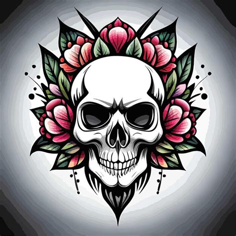 Premium Vector | Animal skull art illustration