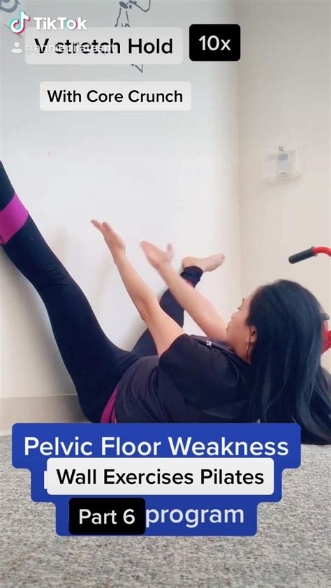 Pelvic Floor Dysfunction Part 6 Wall Exercises Pilates Program Progression [Video] | Abs workout ...