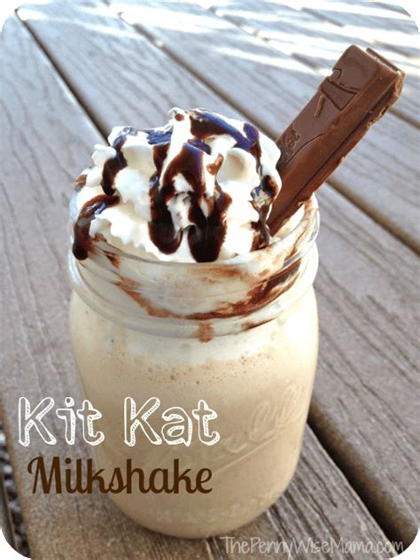 Kit Kat Milkshake Recipe - The PennyWiseMama