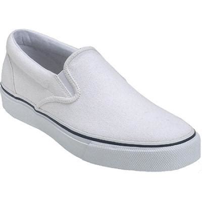 Sperry Top-Sider Striper Slip On White Slip On Shoes, $59 | Shoebuy ...