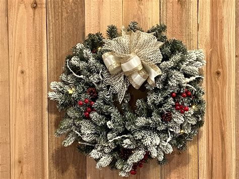 Winter Wreath Berry Wreath - Etsy